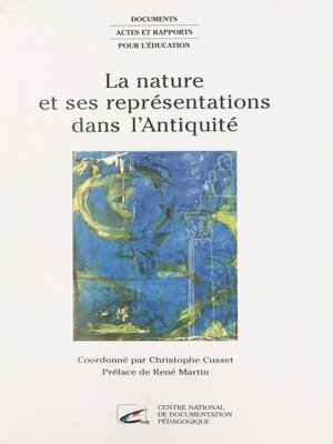 cover image of La Nature et ses représentations dans l'Antiquité